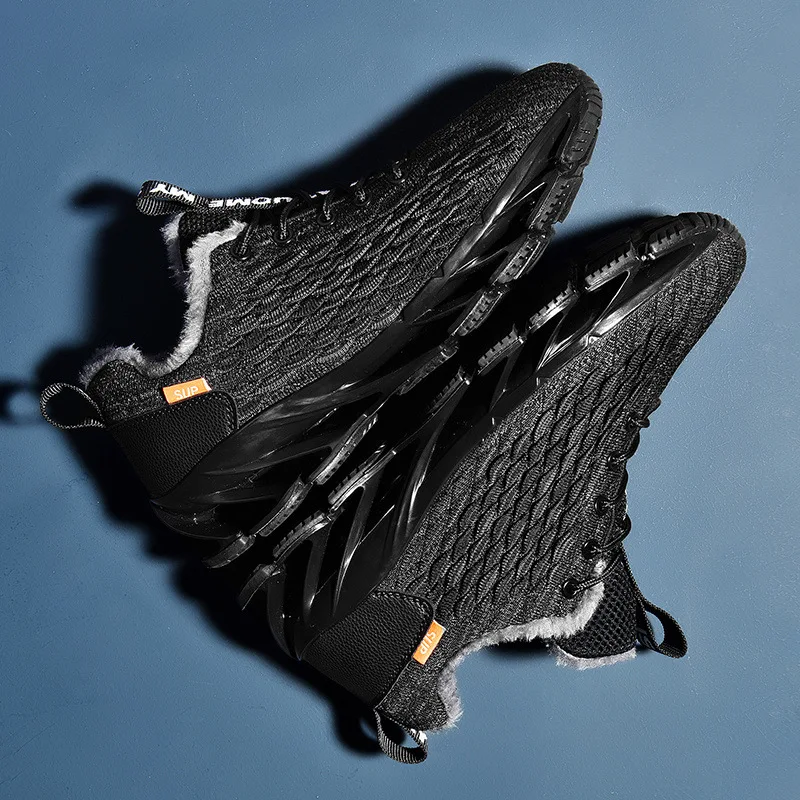 

Blade MEN'S SHOES Winter 2019 New Style Cotton-padded Shoes Warrior Running Shoes Autumn And Winter Shoe Men's Trendy Shoes Shoc