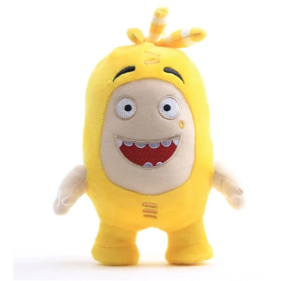 23cm Oddbods Fuse Bubbles Newt Pogo Slick Jeff Bubbles Zee Plush Stuffed Toys Cute Cartoon Anime 
