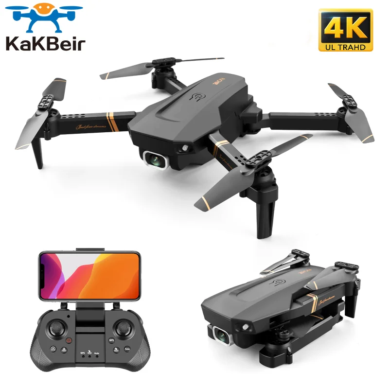 RC Drone Quadcopter With 720p HD Camera WIFI 4-Axis Foldable Altitude Hold CA 