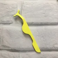 yellow 20/50/100 шт клей для наращивания ресниц Пинцет - Цвет: yellow