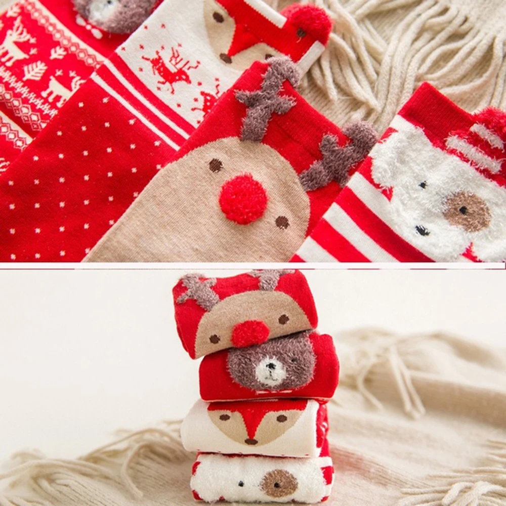 Cotton Medium Stockings Flexible Fashion Cotton Socks Soft Winter Variety Of Styles Winter Women Socks Perspiration Antiseptic