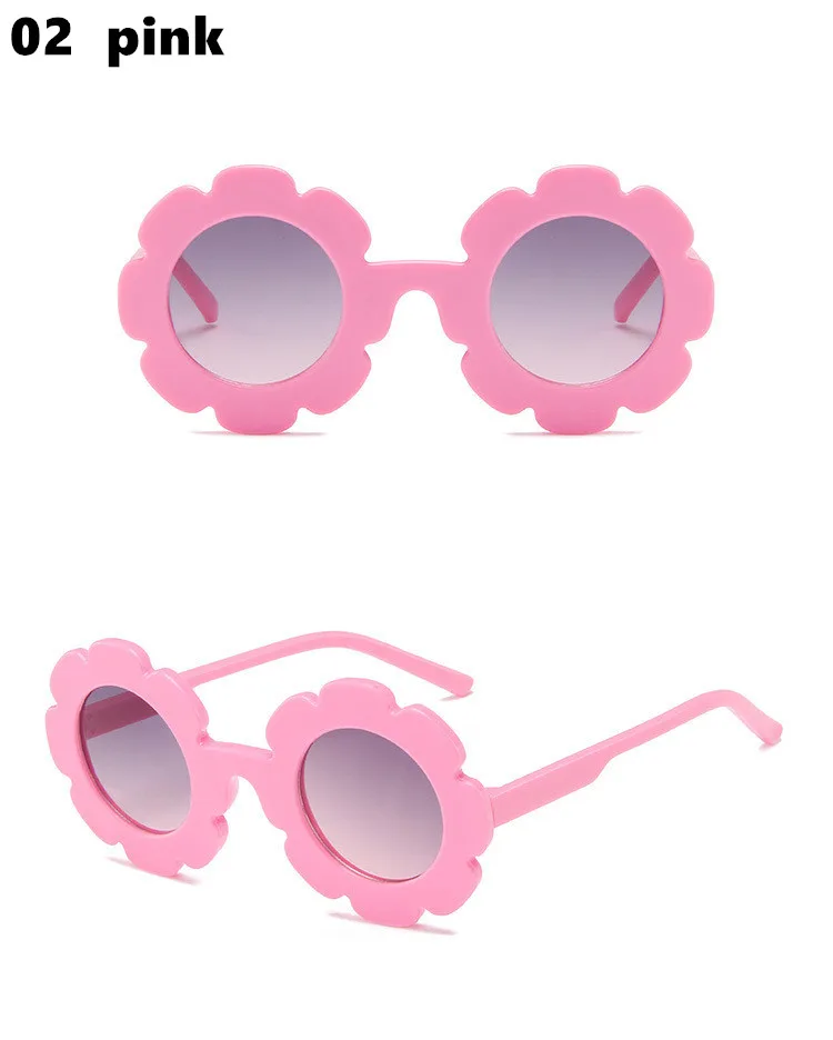 Винтажные очки детские солнцезащитные очки с круглым цветком Gafas детские спортивные солнцезащитные очки UV400 для девочек и мальчиков Oculos De Sol