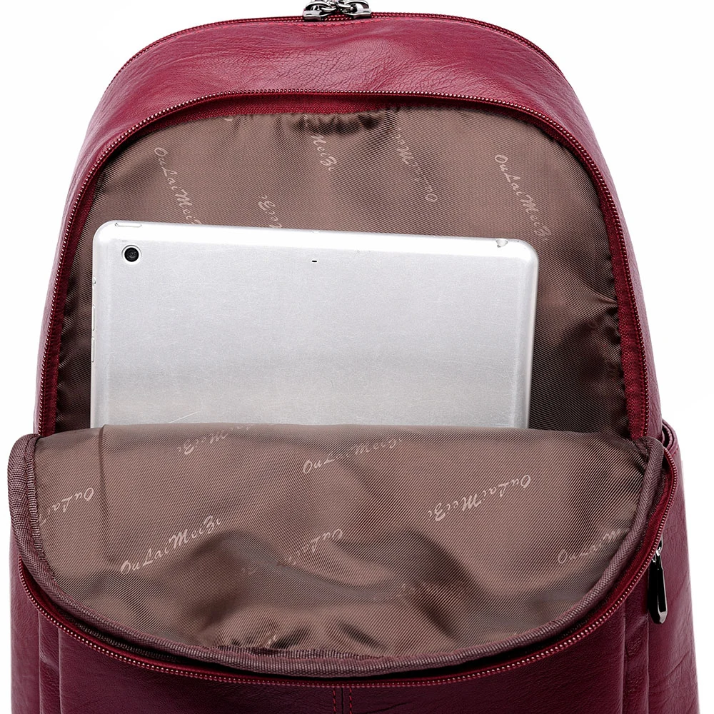 Женский рюкзак для девочек mochila feminina, повседневный женский кожаный рюкзак, женская сумка через плечо, сумка для путешествий
