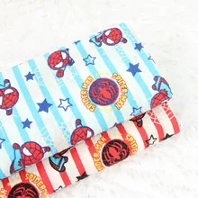 Полметра хлопок seer sucker ткань с рисунком паука, ручная работа DIY Одежда платье Детская одежда CR-143