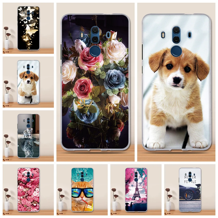 Для Huawei Mate 10 Pro чехол силиконовый ударопрочный для Чехол аниме Телефона|silicone