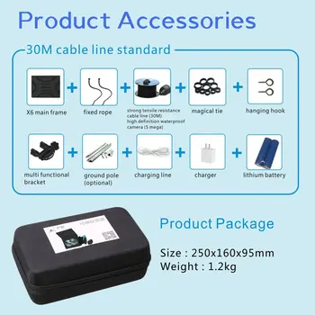 

4.3 inch Monitor 1000TVL Fish Finder Underwater Fishing Camera With Fishing Rod 175 Degrees Sea Wheel Camera For Fishing