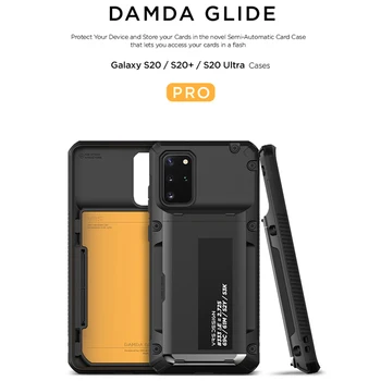 

VRS Glide Pro Protective Case For Samsung Galaxy S20 S20+ + S20Plus Ultra All Around Protection Card Slider Storage Cover