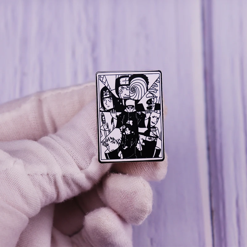 Akatsuki Itachi Kisam Hidan Kakuzu Sasori Deidara Tobi Zetsu Pain Konan Ninja Apostate Anime Naruto-Shippuden Pin Badge | Украшения и