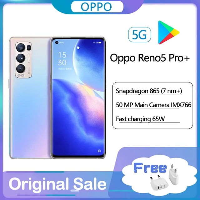 Original Official OPPO Reno 5 Pro+ Plus CellPhone 6.55