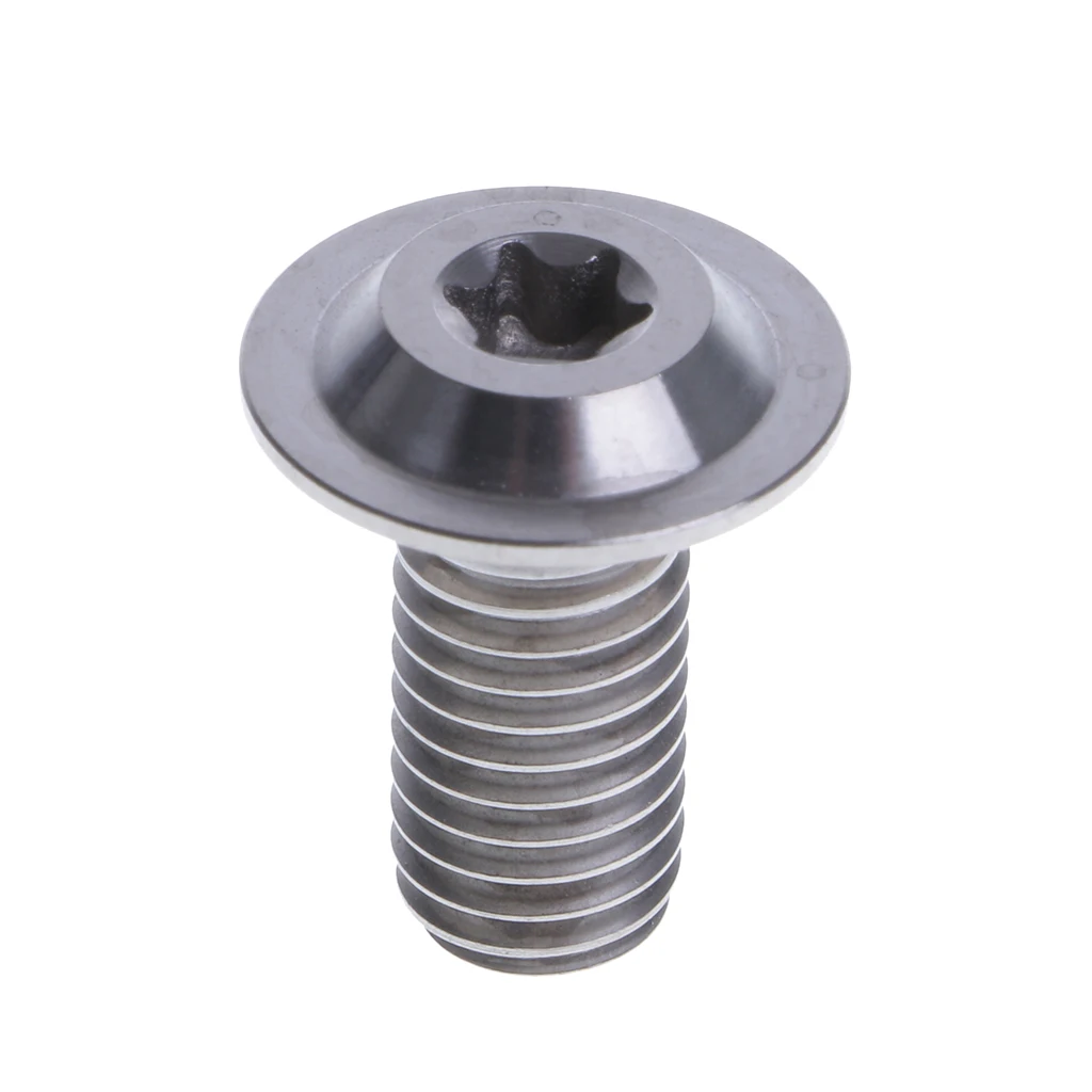 M8x16mm Titanium/Ti Alloy Motorcycle Brake Disc Rotor Mount Bolt Screw