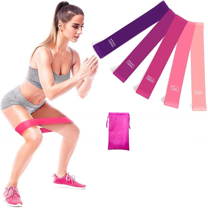 Yoga loop bands Resistance Bands Latex Elastic Training Pull Rope For Sports Pilates Expander Fitness Gum Gym Workout Equipment | Спорт и