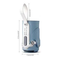 USB Подогреватель детских бутылочек для молока Универсальный нагреватель для подогрева зарядки подогреватель для автомобиля домашний R9UD