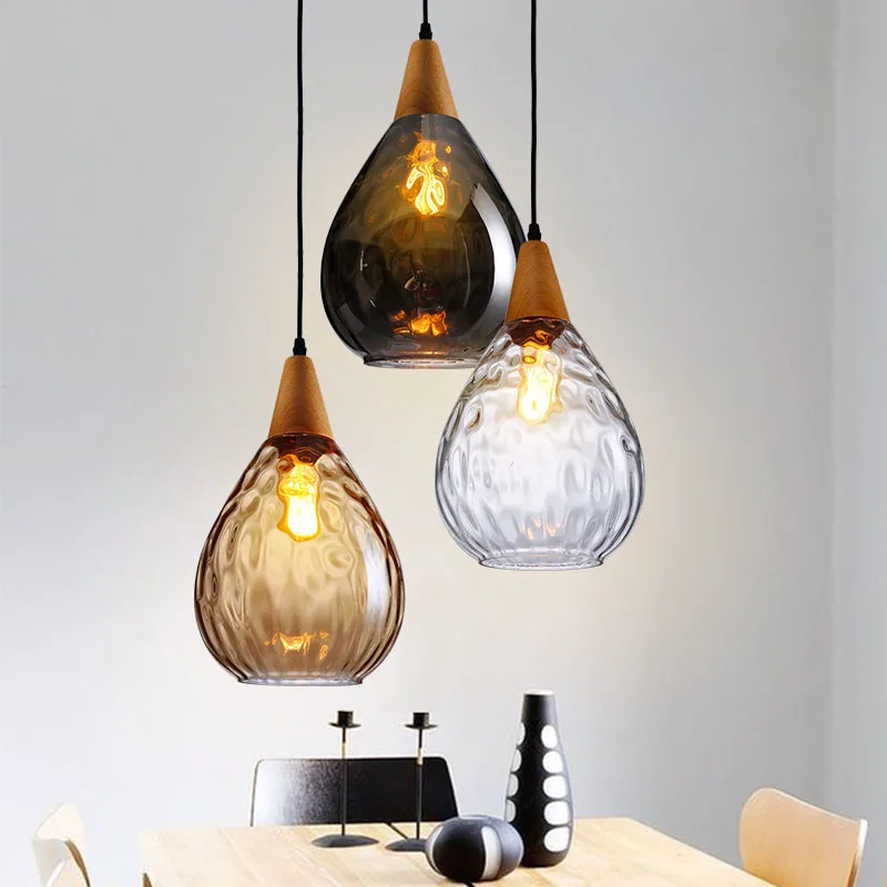 

Nordic Modern Single Head Glass Pendant Light Dining Room Bar Restaurant Hanging Lighting Ing hanging lamp
