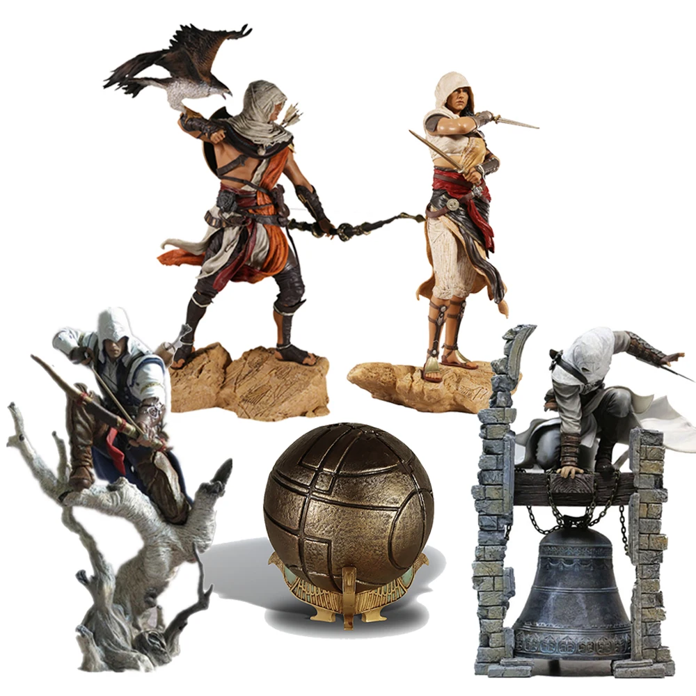 

28cm Creed Origins Bayek Aya Altair The Legendary Conner Eden Apple of Eden Action Figure Model Toys Doll Christmas Gifts
