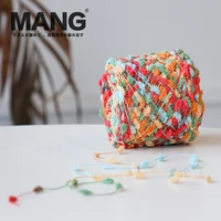 MANG 50g 1Pc Special Colorful Rainbow Hand Knitting Crochet Ball Yarn Wool Cotton Thread For Baby Lady Scarf Sweater Bag Hat DIY 1