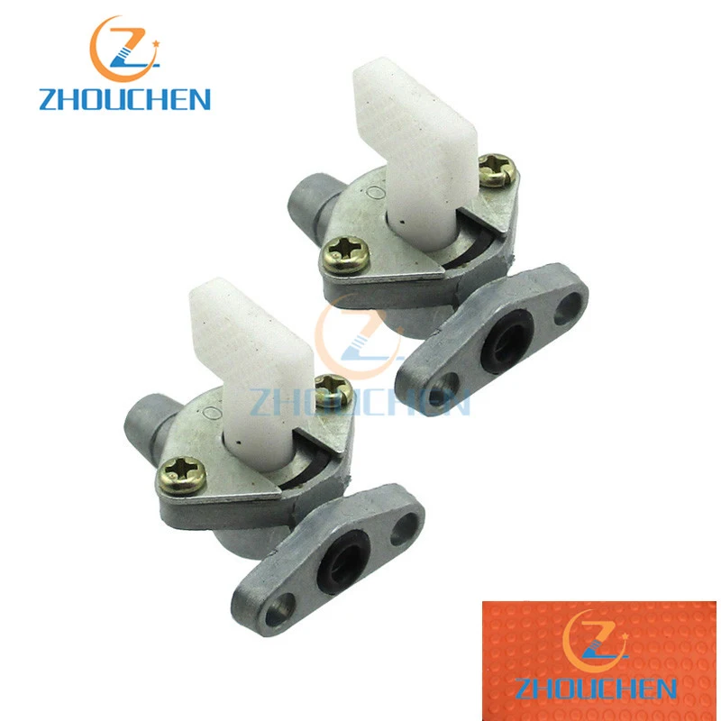 Carb Fuel Switch Petcock Tap Carburetor Valve For 2 Stroke 47cc 49cc Mini Moto Dirt Pocket Bike - Цвет: Темно-серый