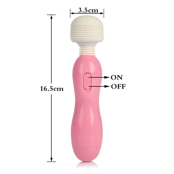 Portable Sex Toys For Woman AV Vibrator Realistic Dildo Mini Vibrator Erotic G Spot Magic Vibrators Lesbian Masturbator 6