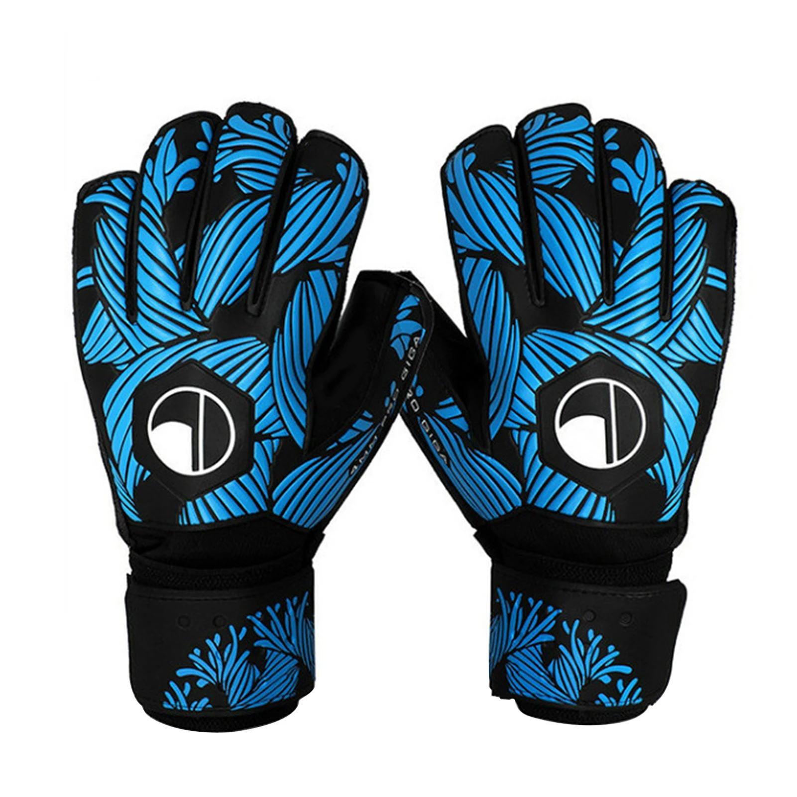 Kids Adult Goalkeeper Gloves Finger Protection Thickened Latex Football Gloves 