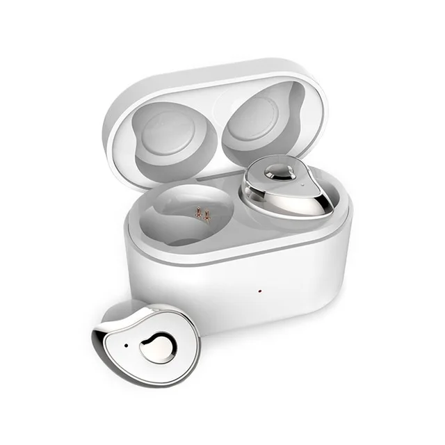 White Silver SE6 новейшие Bluetooth 5,0 TWS Bluetooth наушники 6D стерео беспроводные наушники IPX4 водонепроницаемые наушники 650 мАч наушники без головы - Цвет: White Silver