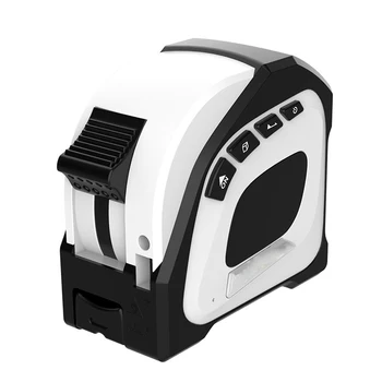 

2 in 1 Laser Distance Measuring Tape 40M Laser Rangefinder + 5M Tape Measure Area Volume Smart Steel Coil Ruler Durable