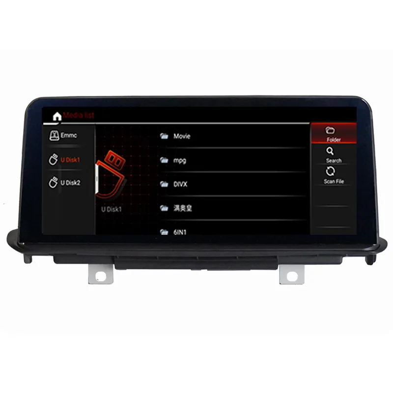 ID7 Android 9 0 для BMW X5 F15 (2014 2017) оригинальная система NBT автомобильный dvd плеер gps аудио