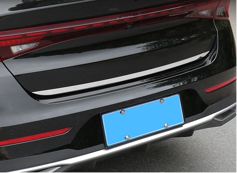 뒷문 뒷문 바닥 커버 몰딩 트림 스테인레스 스틸 뒷문 트림 자동차 액세서리 기아 Optima K5 GT 2020 2021
