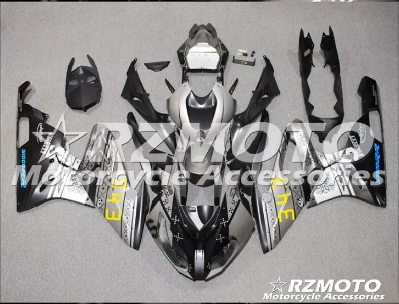 

New ABS Injection Mold Motorcycle Full Fairings kit Fit For S1000RR 2015-2016 15 16 Fairing bodywork Set Custom Silver Gray