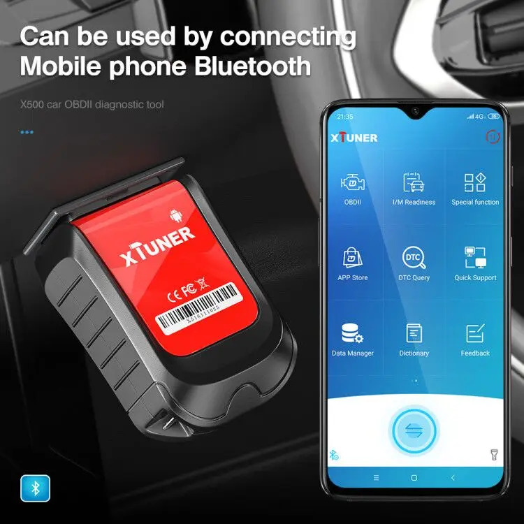 2020 xтюнер X500 VPecker автоматический диагностический сканер универсальный OBD2