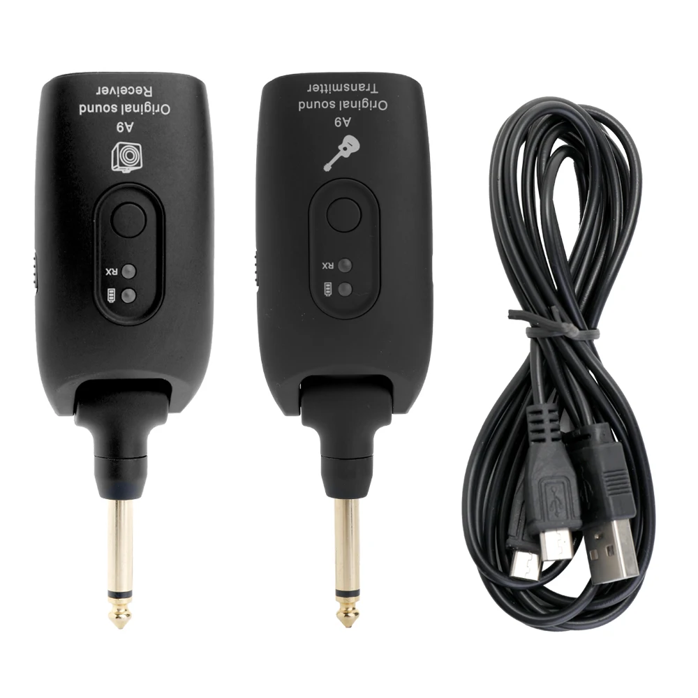 

2.4G Wireless Guitar Transmitter Audio 6 Channels Guitar Wireless Transmitter Receiver for Electric Guitar Bass