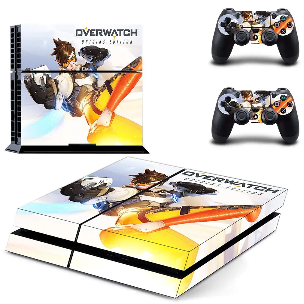 Наклейка s OW D. Va наклейка для PS4 PS 4 виниловая наклейка игровая станция 4 Pegatinas Adesivos для консоли playstation 4 и 2 контроллера - Цвет: DPTM2493