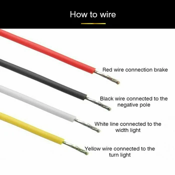 

Truck Turn Signal Light Flowing Brake Tail ABS plastic PC IP67 Waterproof