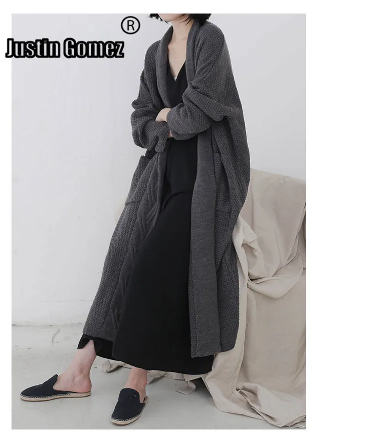 

Winter Woman Coats 2019 Autumn Winter Korean Loose Casual Knit Cardigan Female's Woolen Sweater With Pockets Sweater Women Tops
