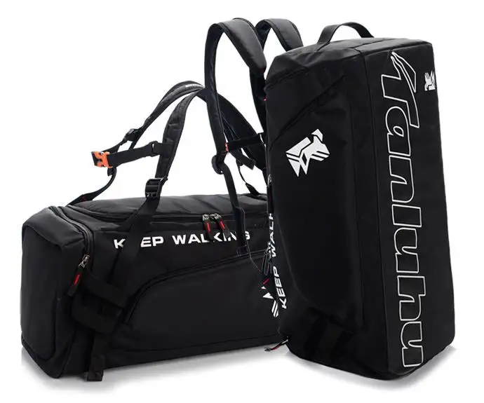 Большая вместительная спортивная сумка для путешествий, Водонепроницаемая спортивная сумка, сумка для фитнеса для мужчин и женщин, многофункциональная сумка на плечо для путешествий, йоги, B101 - Цвет: Black