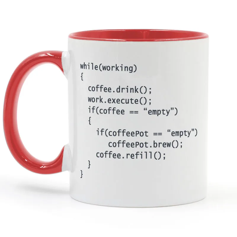 Кофе++ программа для программистов кофейная кружка, керамическая чашка цвет ручки внутри Подарки 11 унций