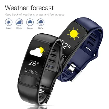 

P12 Smart Sports Bracelet Ecg Heart Rate Monitoring Intelligent Information Remind Ip67 Waterproof Smart Watch