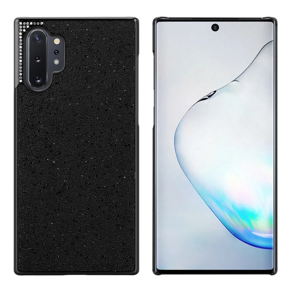 Модный сверкающий блестящий чехол для телефона samsung Galaxy Note 10 Plus порошок блестки Алмазная крышка для Galaxy Note 10 Plus