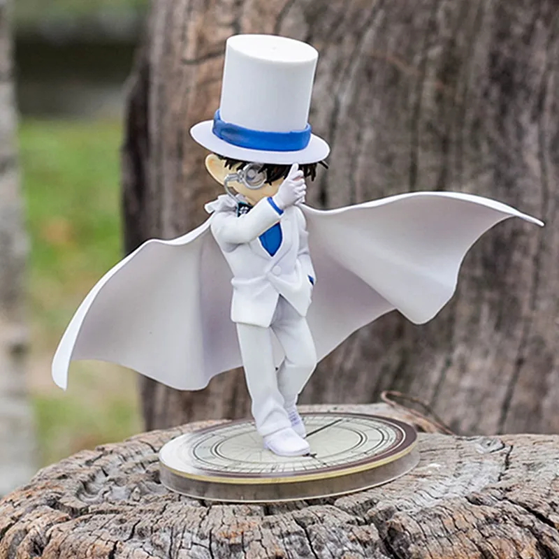 Фигурка детектива Конана Kaitou Kiddo, фигурка в масштабе, окрашенная фигурка эдогава Конан, ПВХ Фигурки Brinquedos аниме A147
