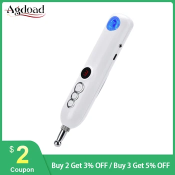 

Electric Meridian Acupuncture Pen Pulse Massage Relaxation Acupoint Stimulator Physical Therapy 9 Level Intensity Meridian Pen