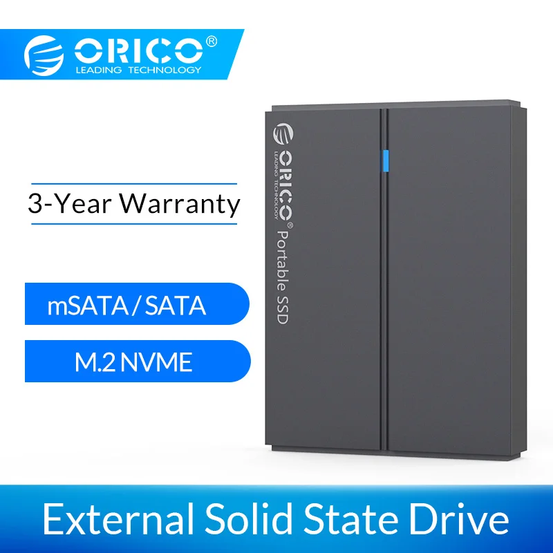 ORICO External SSD hard drive 1TB SSD 128GB 256GB 512GB SATA SSD mSATA SSD NVME Portable Solid Stat