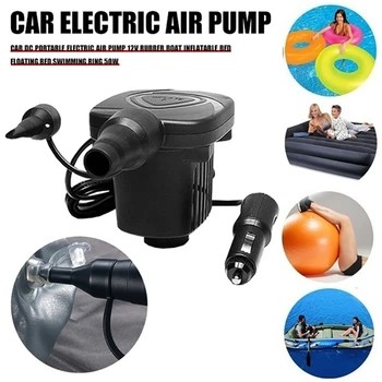 

Car Electric Air Pump 50W Outdoor Kayak Airbed Inflatable Swimming Pool Inflator