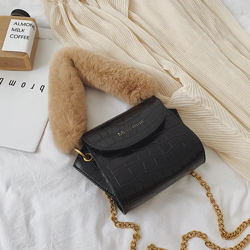 

CHIC Chain Small Bag Women's 2019 New Style Korean-style Fashion Hand Mini Shoulder Bag Versatile Shoulder Wings Style Bag