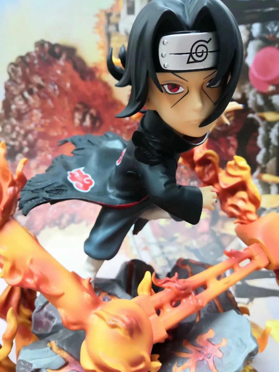 

Japan Anime Naruto Shippuden Uchiha Itachi Fight Ver Action Figure Toys
