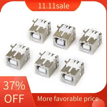 

Lot of 6pcs Replacement USB Connector socket Type B Female Right Angle