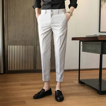 

2020 new spring business non-iron anti-wrinkle trousers Korean version of the youth Slim men can not afford casual pants