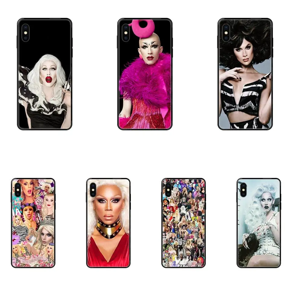 Модный чехол с рупаул Драг рейсинг черные роскошные клетки для Huawei P8 P9 P10 P20 P30 P40 Lite