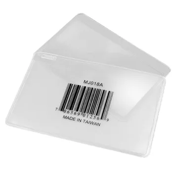 

New Pocket Credit Card Size Magnifier 3x Magnifying Fresnel Lens Reading High Quality