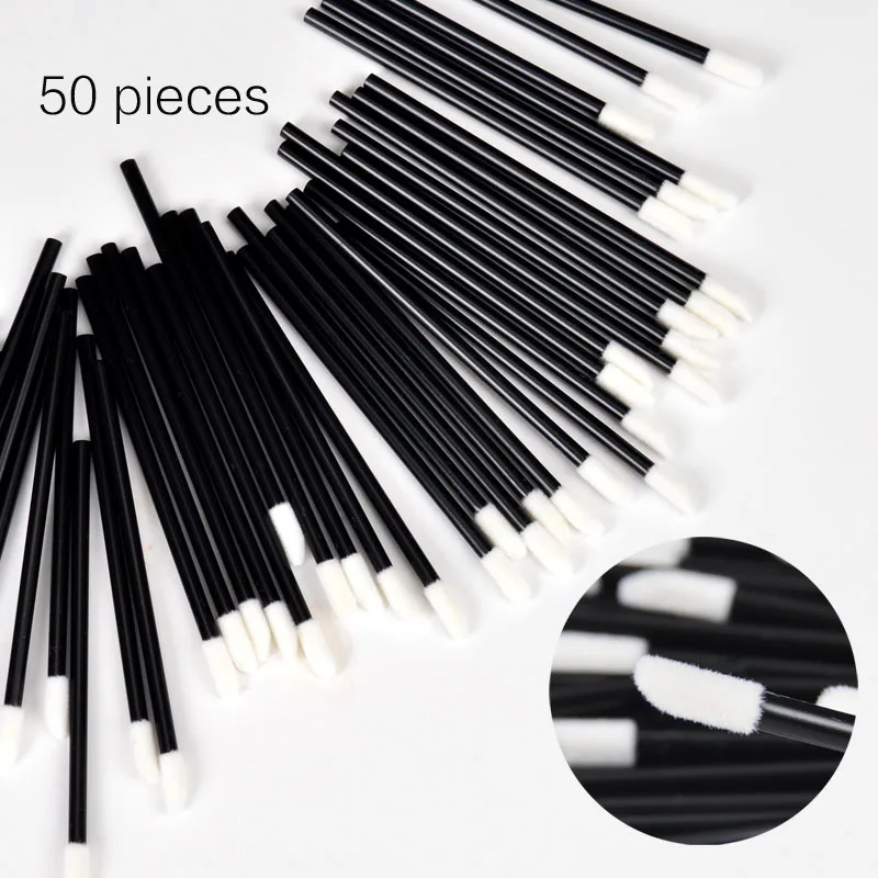 50 шт. одноразовые аппликаторы для туши ресниц|brush applicators|makeup brush applicatorsmascara wands |