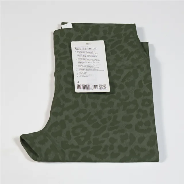 Lulu High Waist Yoga Leggings Leopard Camouflage Print Fitness Women Sport Pants Tight Gym Athletic High-rise Align Buttery Soft jungle Leopard