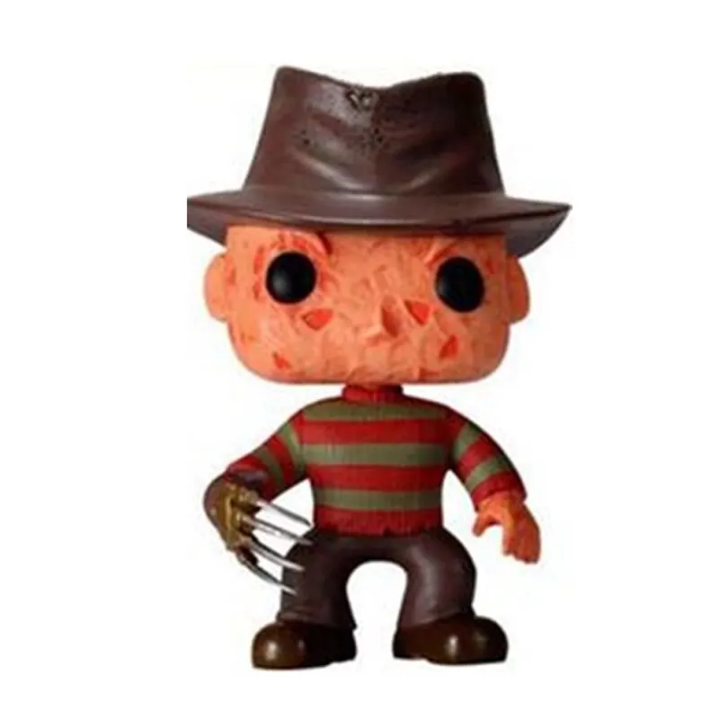 Funko Pop 02 A "Кошмар на улице Вязов" Фредди Крюгер Фигурки игрушки 10 см - Цвет: no box