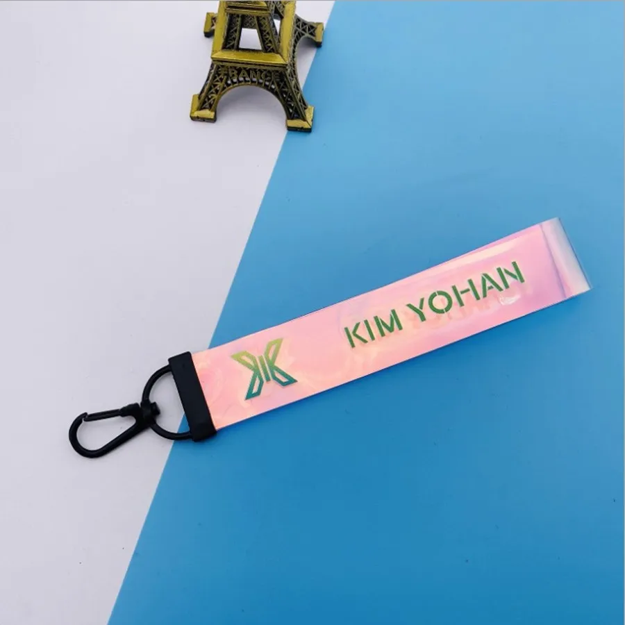 KPOP X1 милый ремешок для ключей лазерный ремешок для мобильного телефона X один член брелок